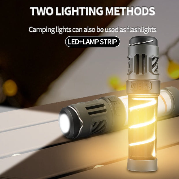 New LED mosquito repellent camping light outdoor lighting flashlight multifunctional camping light tripod camping light