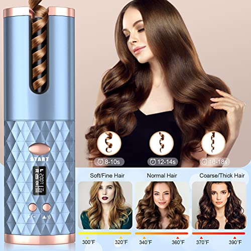 Cordless Automatic hair curler
