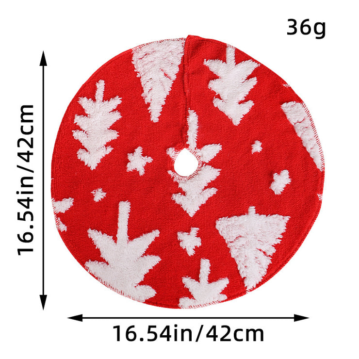 Small mini Christmas tree skirt decoration desktop Christmas tree decoration Christmas supplies