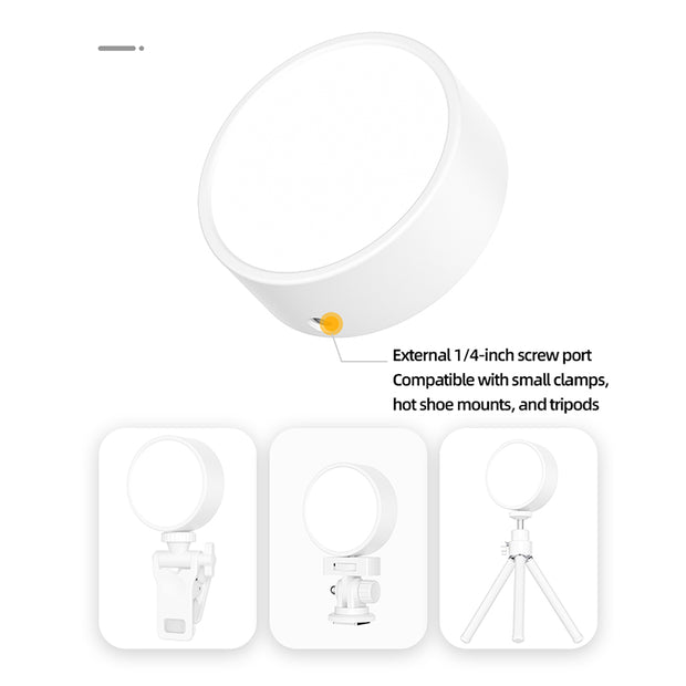 Mini fill light, mobile tofu selfie light, video conference live light, magnetic pocket light