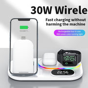 3-in-1 wireless charger Magsafe suitable for Apple multifunctional magnetic wireless fast charging