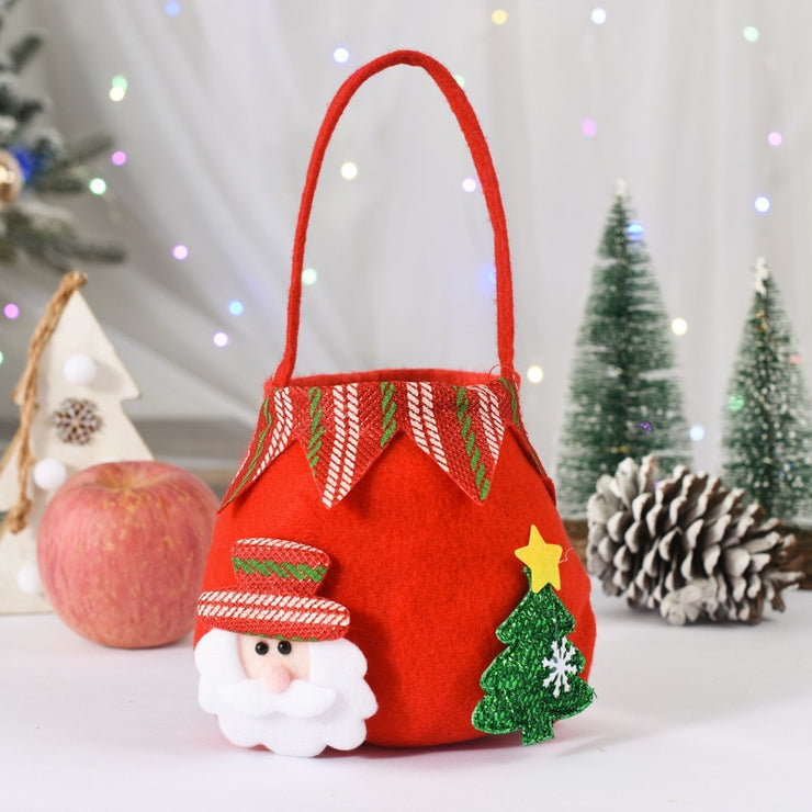 New Christmas Safe Fruit Bag Christmas Candy Bag Gift Bag Christmas Party Children's Cartoon Gift Bag