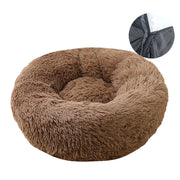 Dog bed, removable and washable round plush pet bed, cat bed, warm pet supplies, dog bed, pet bed, pet mat