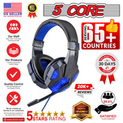 5 CORE Gaming Headset for PS4 PC One PS5 Console Controller, Noise - Follow yourDream