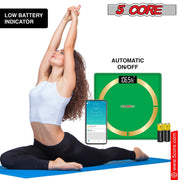 5 Core Bathroom Smart Scale for Body Weight Accurate BLuetooth Digital - Follow yourDream