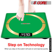 5 Core Bathroom Smart Scale for Body Weight Accurate BLuetooth Digital - Follow yourDream