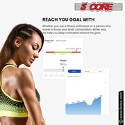5 Core Bathroom Smart Scale for Body Weight Accurate BLuetooth Digital - Follow yourDream
