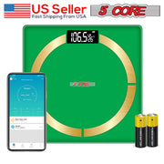 5 Core Bathroom Smart Scale for Body Weight Accurate BLuetooth Digital - Follow yourDream
