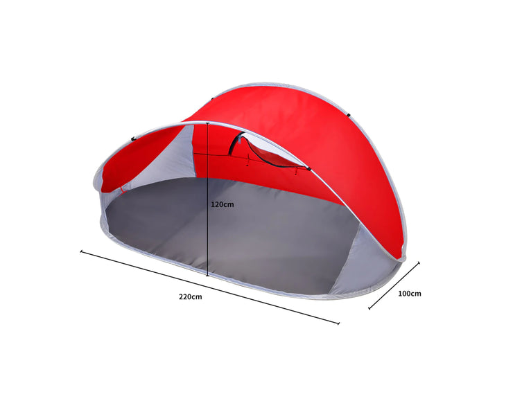 Pop up Tent Camping Beach Tents 4 Person Portable Hiking Shade Shelter