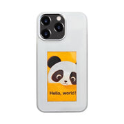 Screen casting phone case with ink screen DIY pattern suitable for iPhone protective case