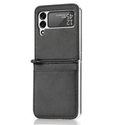 New Style For Samsung Z Flip3 Phone Case All Inclusive Card Leather Galaxy Z Flip3 Cover