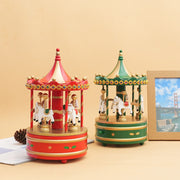 New Carousel Music Box Children's Toys Birthday Gift Music Box Christmas Gift Ornament