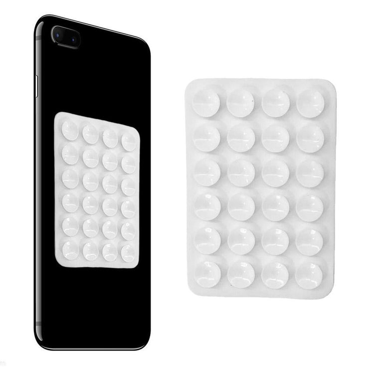 Thickened new mobile phone silicone suction cup 24 square suction cups mobile phone leather case silicone suction cup