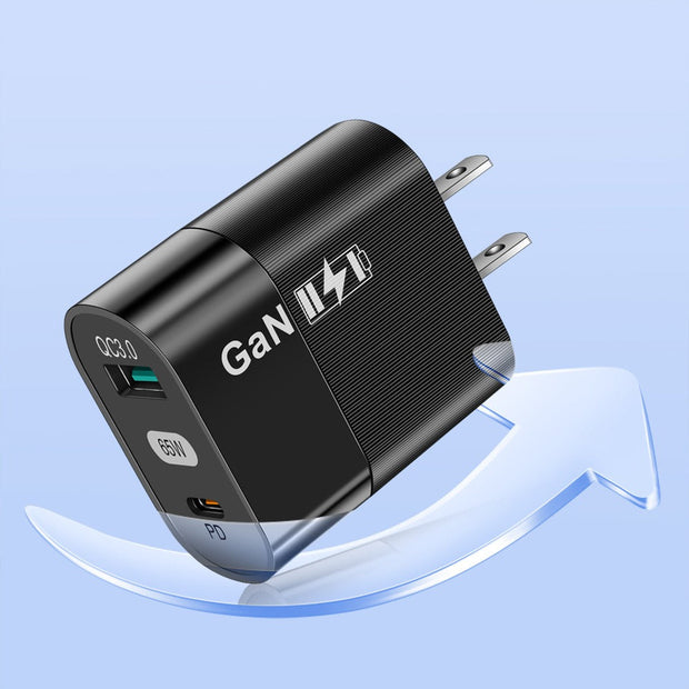 65W Gallium Nitride Charger GaN Charging Source Fast Charging Phone Charging Head - Follow yourDream