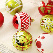 Christmas decorations 16 PCS Christmas Ball Decoration Christmas Tree Pendant Home Party Decoration