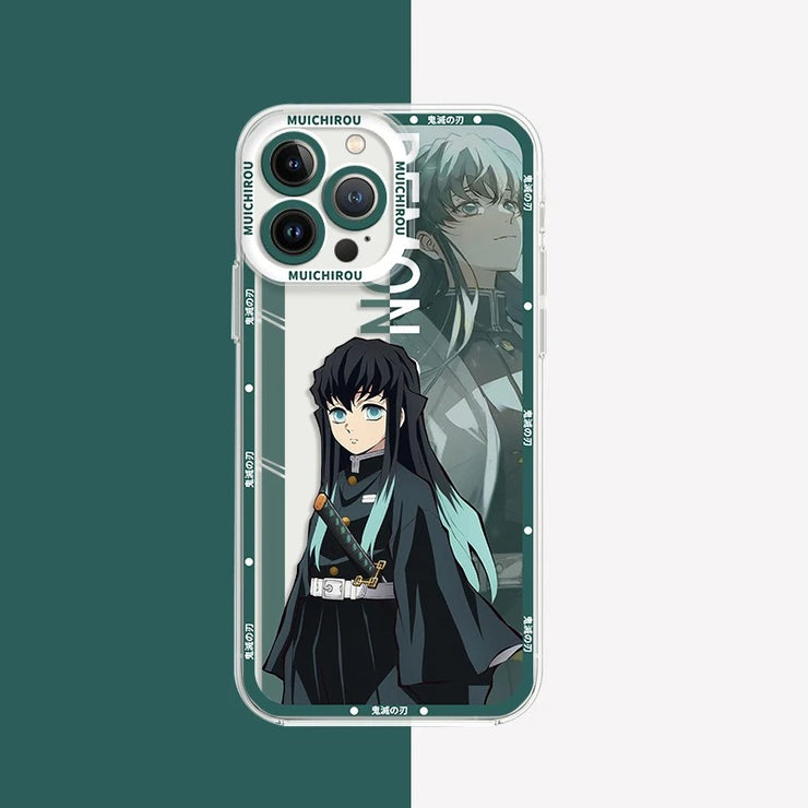 Ghost Slayer Phone Case Suitable for 15 Apple 14 Transparent iPhone 13 Pro Anime