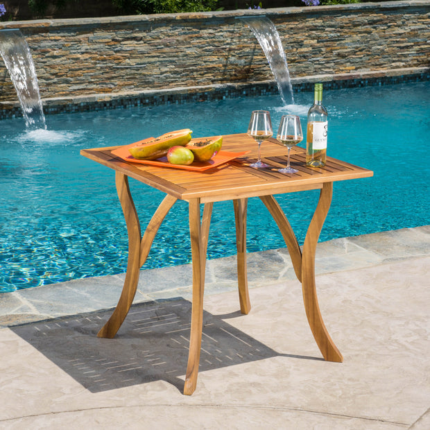 HERMOSA 31.5'' SQUARE WOOD TABLE