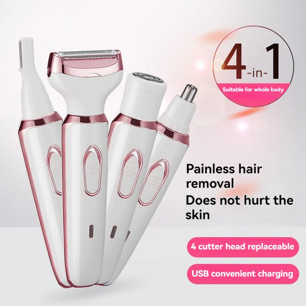 Multi functional lady hair repair device USB charging travel can carry eyebrow armpit hair bestie giftcare small home appliances