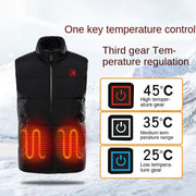 Winter fever, warmth, constant temperature vest, men's electric vest