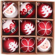 6CM 9 Christmas Balls Christmas Decorations Christmas Tree Decorations Small Pendants - Follow yourDream