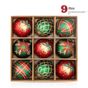 6CM 9 Christmas Balls Christmas Decorations Christmas Tree Decorations Small Pendants - Follow yourDream