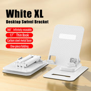 Metal enlarged flat plate rotating bracket desktop flat plate support bracket multifunctional lifting and folding