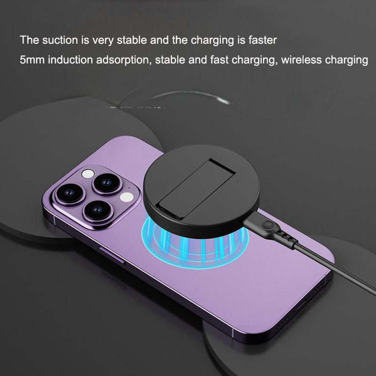 Suitable for Apple 15 magnetic wireless charger fast charging desktop phone charging dual-purpose stand