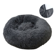 Dog bed, removable and washable round plush pet bed, cat bed, warm pet supplies, dog bed, pet bed, pet mat