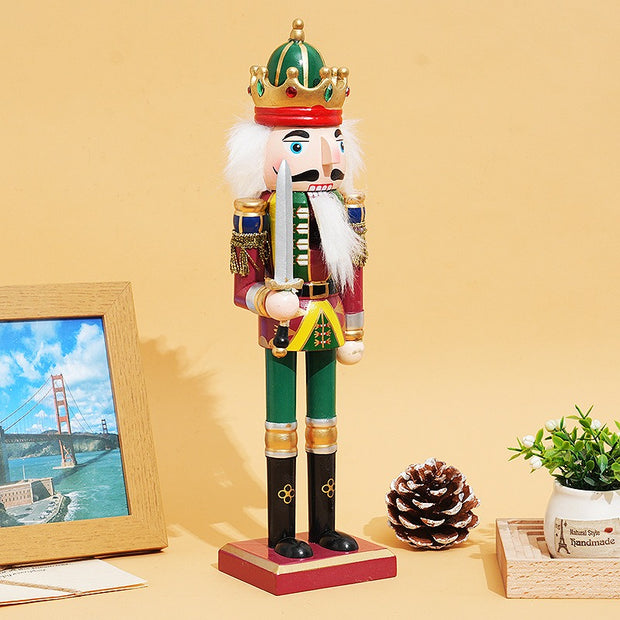 Christmas Classic Wooden Nutcracker Doll Christmas Gift Crafts Ornament