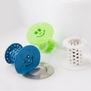 Bath Stopper Plug Sink Strainer Filter Sewer Dredge Device Shower Hair Stopper Bathroom Drain Hair Catcher bathroom accessories（green）