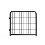 8-panel dog fence, 24 inch small dog pet fence, portable indoor pet game fence. Black, 22.2 inches wide x 23.6 inches high. - Follow yourDream