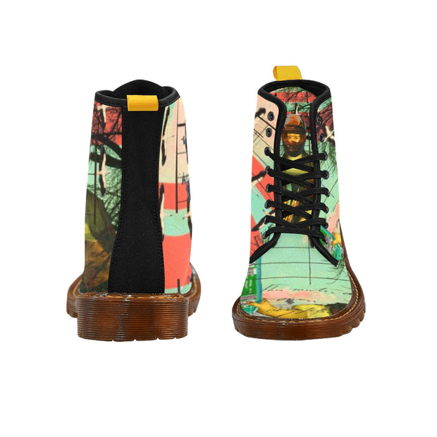 UPGRADING THE TRAILER Women's All Over Print Fabric High Boots