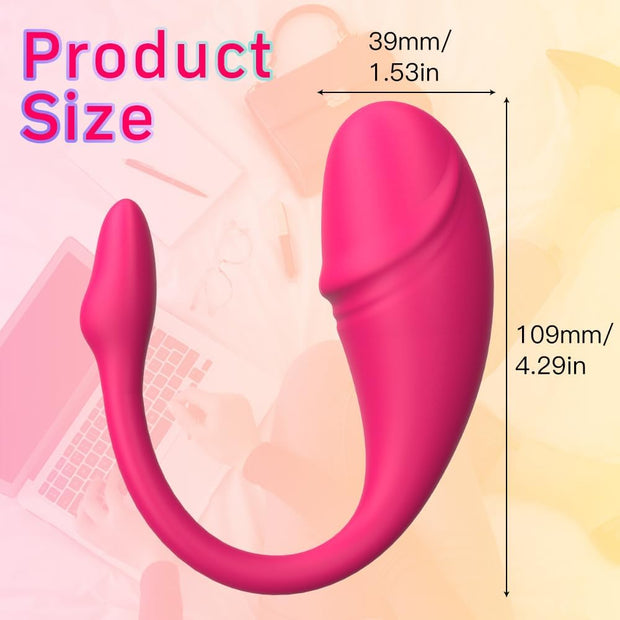 G-Spot Egg Vibrator Vibrating Wearable with APP Control Pantie Vibe Dildo Sex Toys with 4 Modes Waterproof Prostate