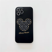 Trendy Cartoon Couple Suitable For iphone13pro Mobile Phone Case XR Mickey Minnie Apple 11 / 8p Soft 12 Matte