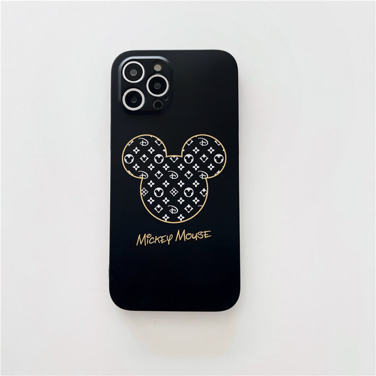 Trendy Cartoon Couple Suitable For iphone13pro Mobile Phone Case XR Mickey Minnie Apple 11 / 8p Soft 12 Matte