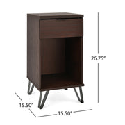 1 DRAWER TALL END TABLE