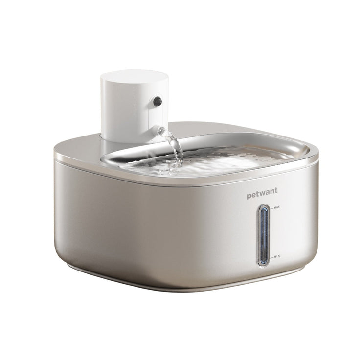 8 Unit Minimum for Wholesale  3.2L Stainless Steel Pet Water Dispenser Wireless Charging Automatic Cat Water Bowl Unplugged Bottle Box Packaging - Follow yourDream