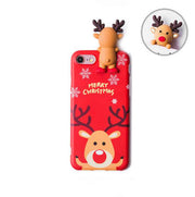 Christmas Cartoon Deer Case For iPhone XR 11 Pro XS Max X 5 5S Silicone Matte Cover For iphone 7 8 6 S 6S Plus 7Plus Case Bear