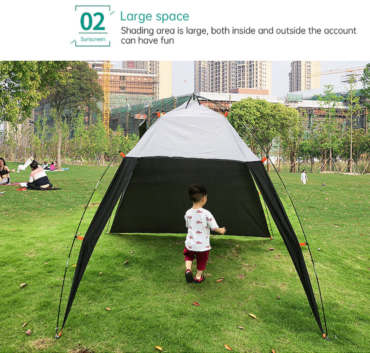 Pop Up Beach Tent Sun Shade Shelter Anti-UV Shelter Fully Automatic Folding Camping Tent