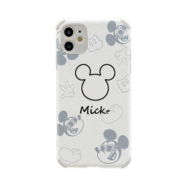 Cute Mickey Mouse suitable for iphone12 / 11pro mobile phone case Minnie skin Apple 7 / 8 protective case