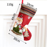 Christmas socks snowman socks decorative socks Christmas gift bags pendants