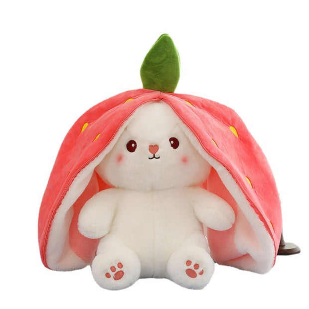 Plush toy fruit turned into rabbit doll toy doll gift girl ins fruit turned into rabbit doll