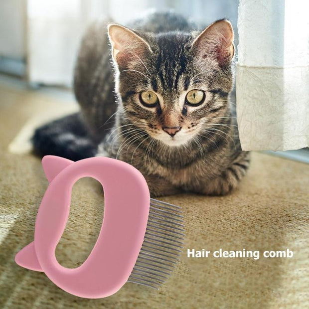 Pet Massager & Deshedding Shell Comb