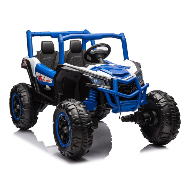 Side by Side 4x4 Ride on Off-Road Truck with Parent Remote Control, Battery Powered Electric Car - Follow yourDream