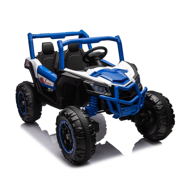 Side by Side 4x4 Ride on Off-Road Truck with Parent Remote Control, Battery Powered Electric Car - Follow yourDream