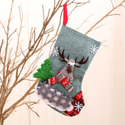 Santa Claus Christmas decorations Socks Christmas gift bags