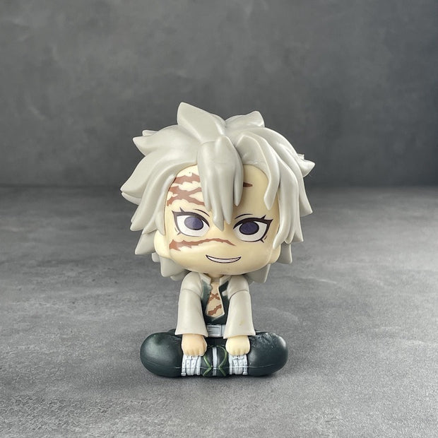 Dee Manshe Ghost Annihilation Blade Q-Edition Sitting Posture Handmade Anime Surrounding - Follow yourDream