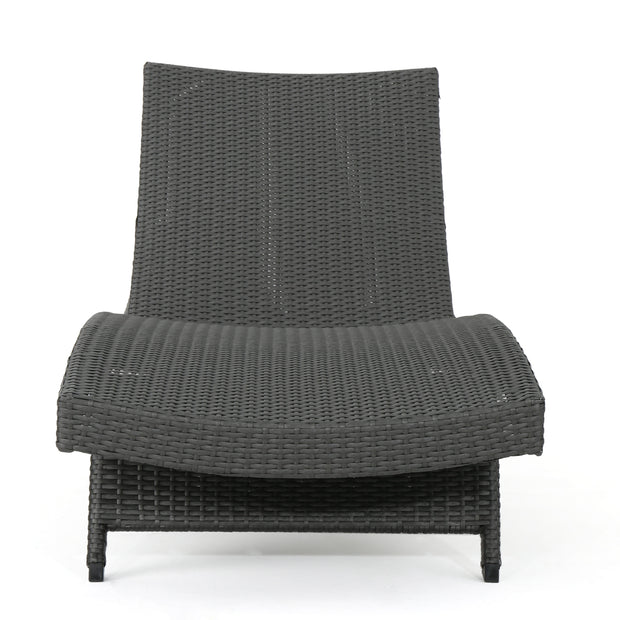 SALEM PE WICKER CHAISE LOUNGE