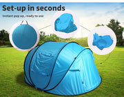 Mountview Pop up Camping Tent Beach Outdoor Family Tents Portable 4 Person Dome