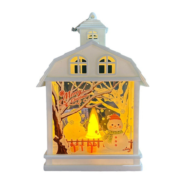 Christmas Decorations Retro Handheld Nightlight LED Ornament Christmas Tree Pendant